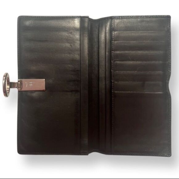 Bvlgari Black Leather Long Wallet - Picture 4 of 6